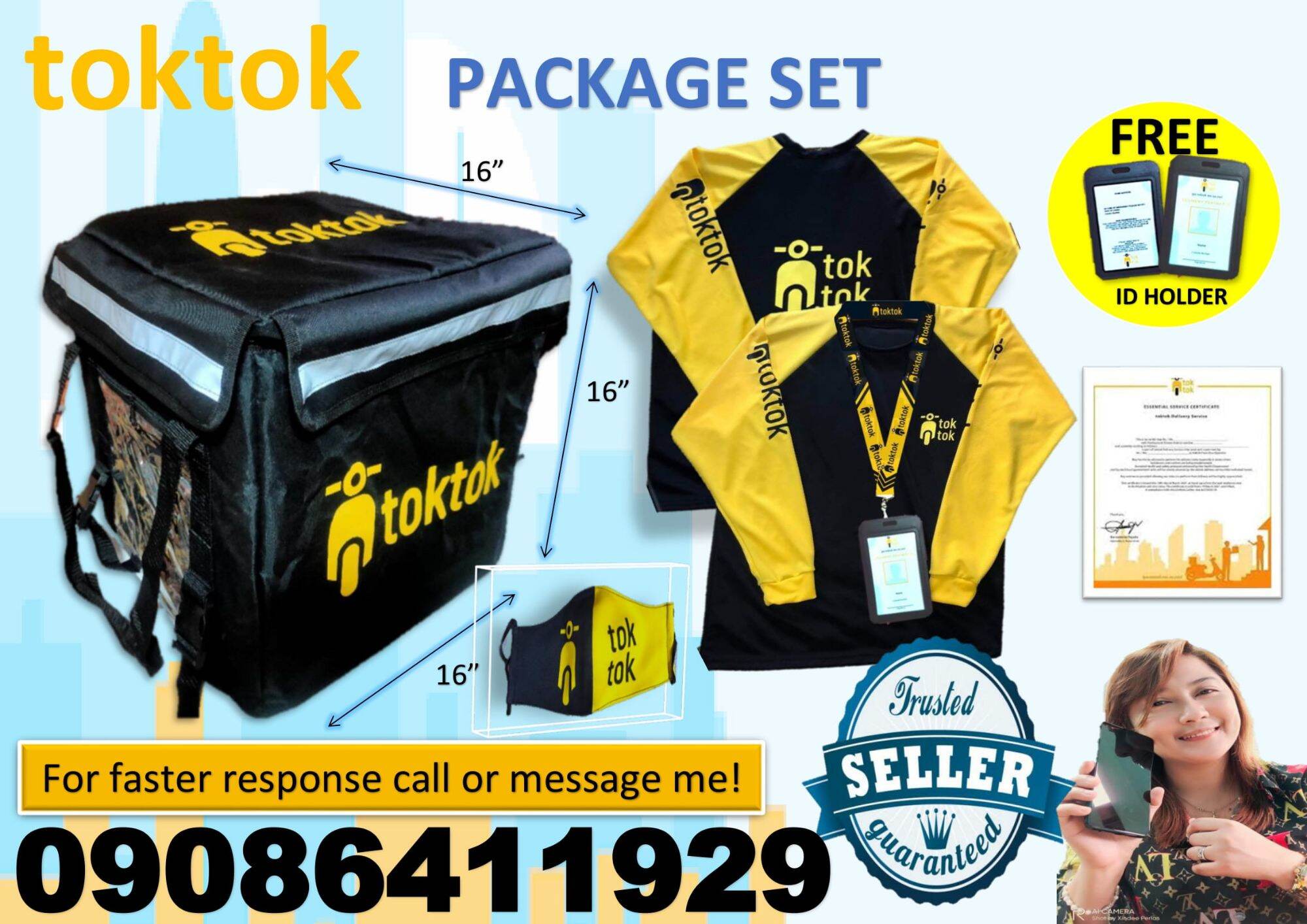 TOKTOK INSULATED BAG PACKAGE SET Lazada PH