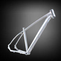 contrex | Raw Aluminum Hidden Disc Brake Compatible Bicycle Frame