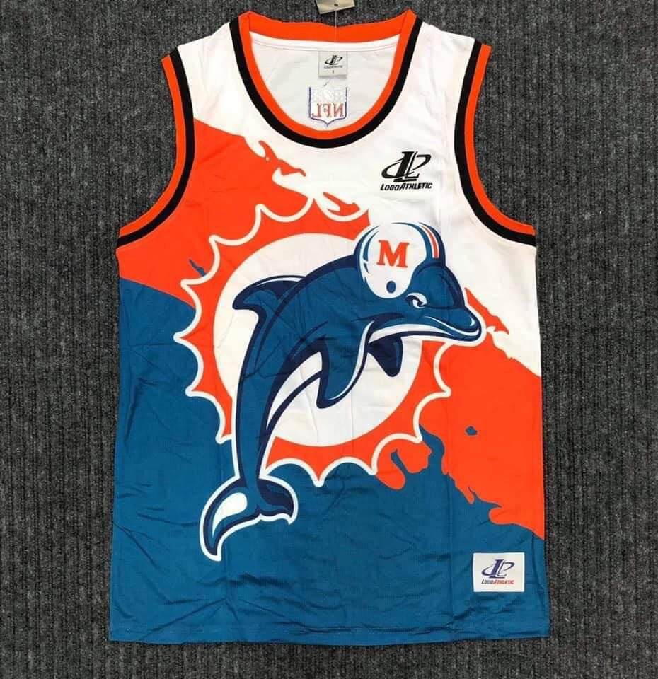 New Jersey Dolphins Miami full Sublimation Logo