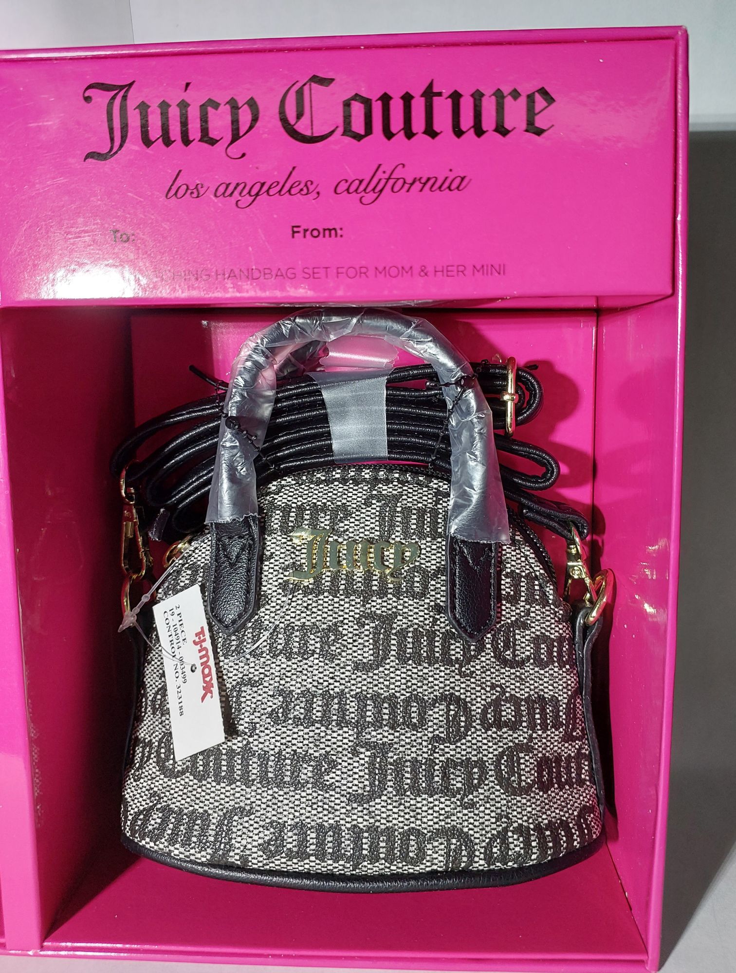 Juicy Couture Bags | New Juicy Couture Speedy Satchel | Color: Black/Pink | Size: Os | Pm-65890638's Closet