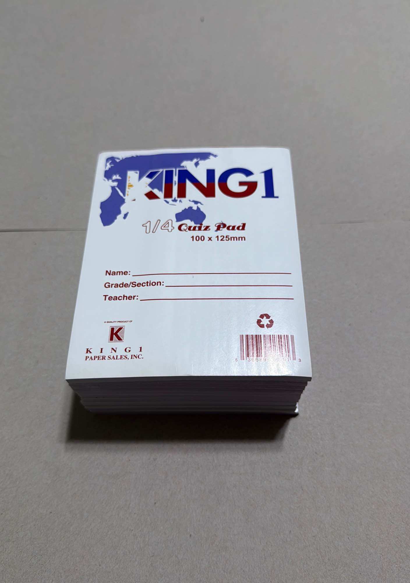 Intermediate Lengthwise and 1/4 Pad Paper - Sold per Ream (10 Pads)