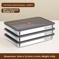 MEYGOROOM | Food-grade 316 Stainless Steel Freezer Box Freshness Preservation Storage