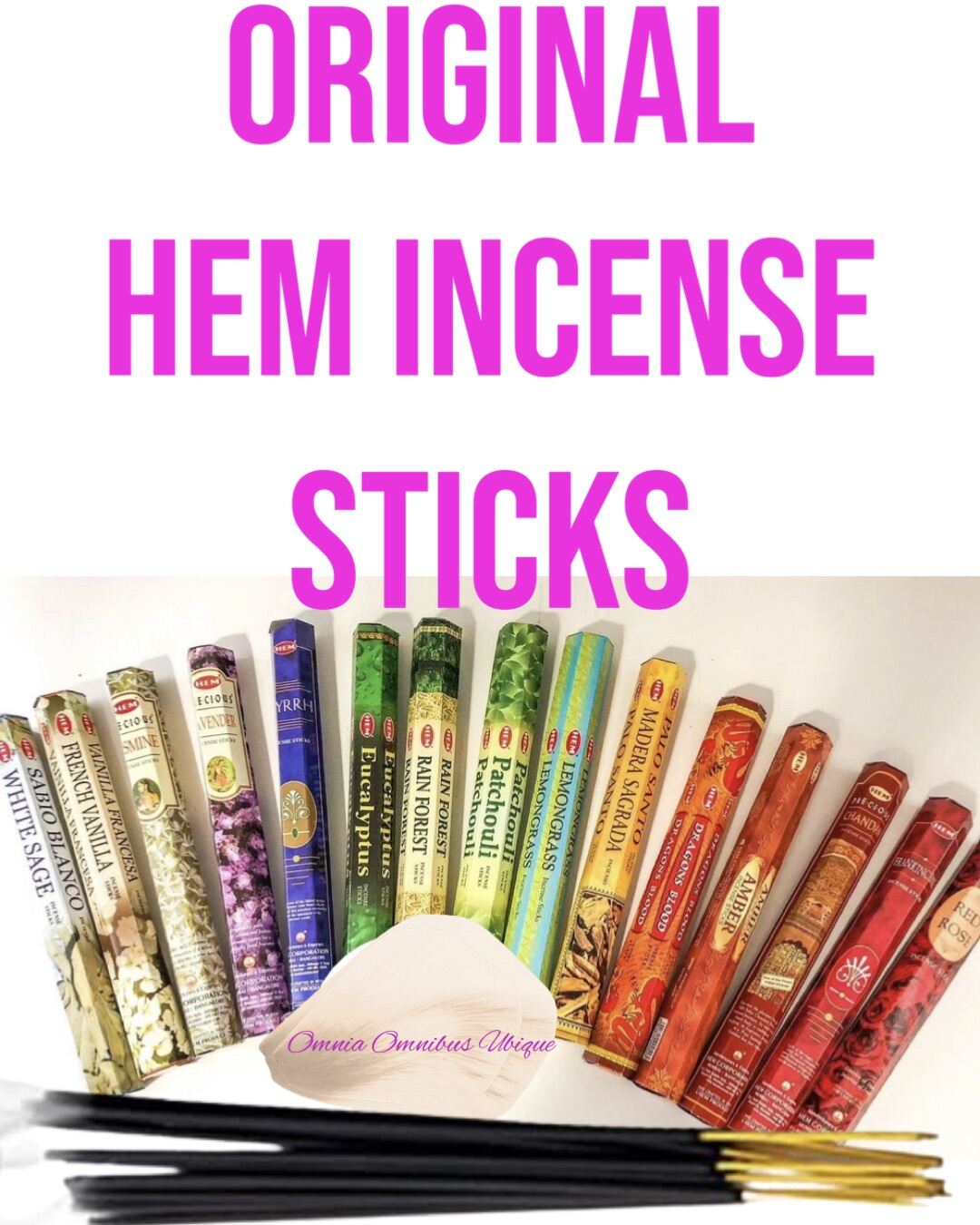 ✳️ Imported Hem Incense Sticks: Authentic Hand-Rolled from India