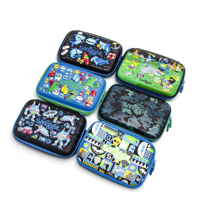 Smiggle Australian Stationery Box for Boys Primary and Secondary School Boys Pencil Box Pencil Case ]