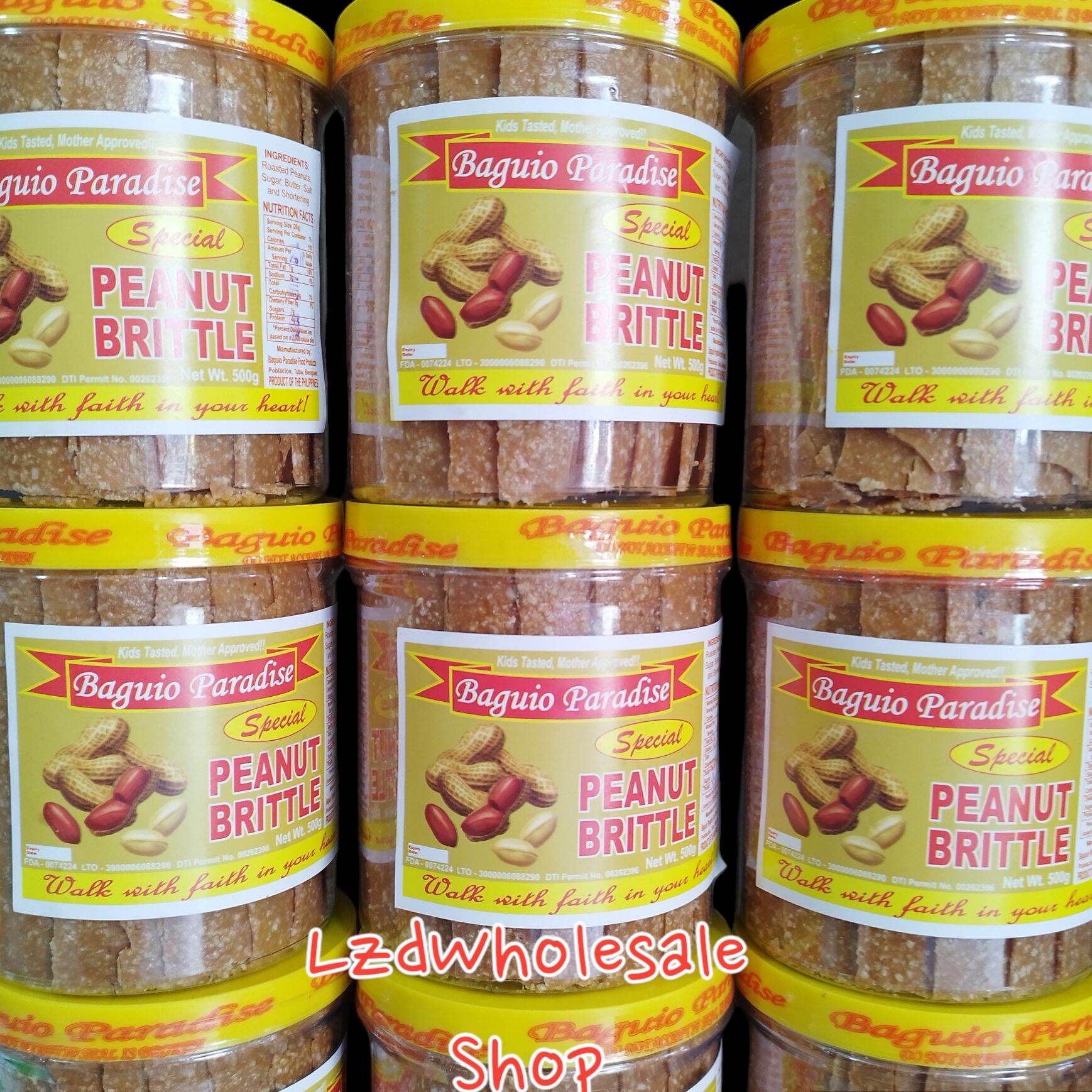 Baguio Products, Baguio Paradise Peanut Brittle, Baguio Pasalubong, Baguio Delicacies
