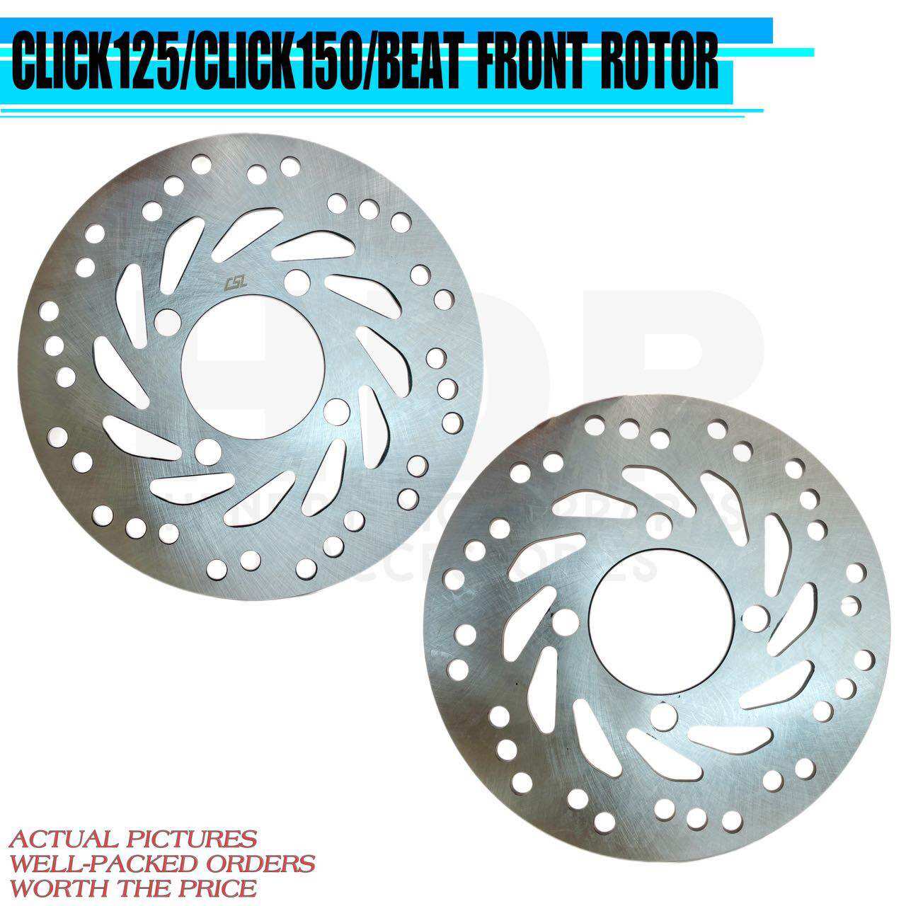 HDR HONDA CLICK125 CLICK 150 BEAT FRONT STD BRAKE ROTOR DISC 190MM  STAINLESS STEEL MOTORCYCLE PARTS ACCESSORIES