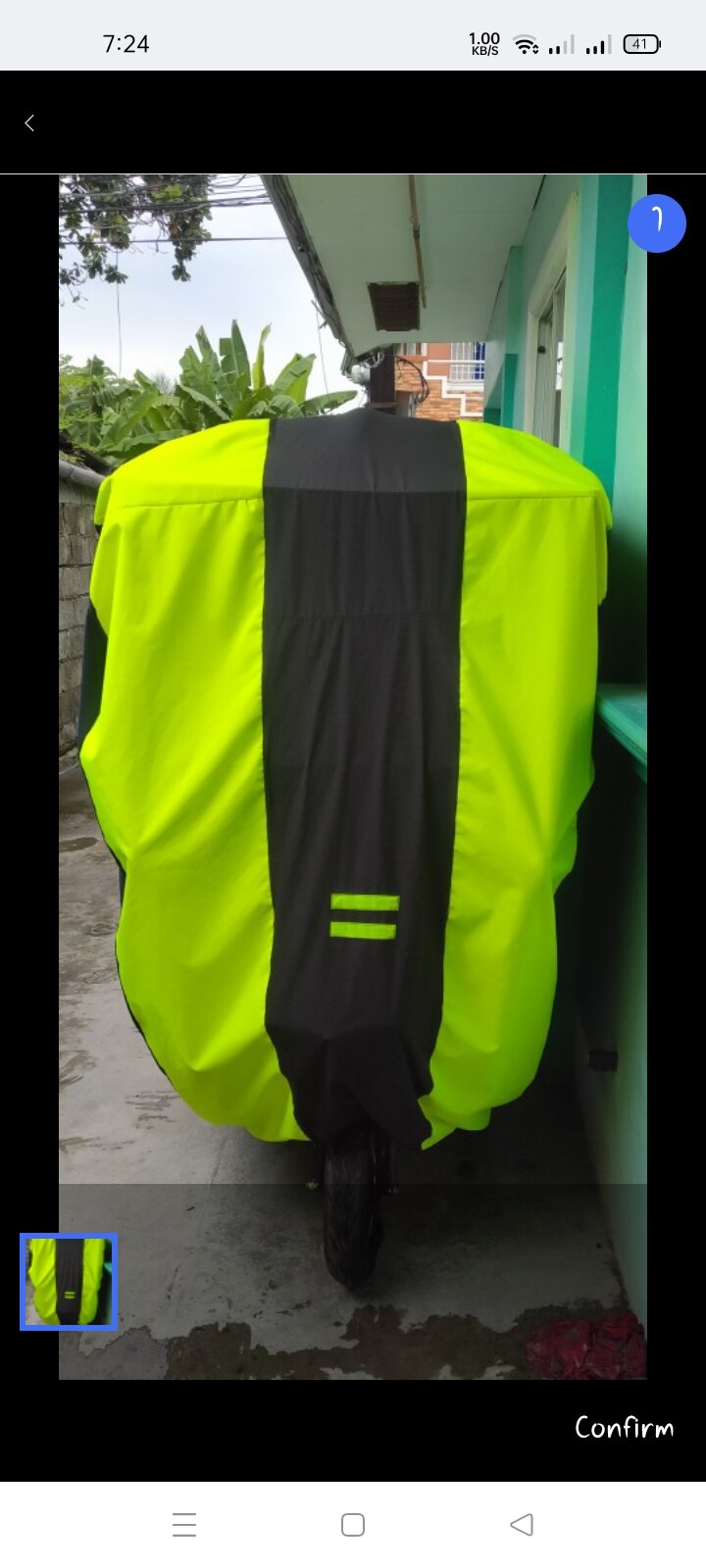 WATER REPELLENT COVER for EBIKE small .. Johnson. evs two seater only