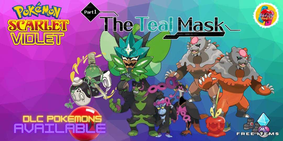 Novos Pokémon vazados na DLC The Teal Mask de Pokémon Scarlet