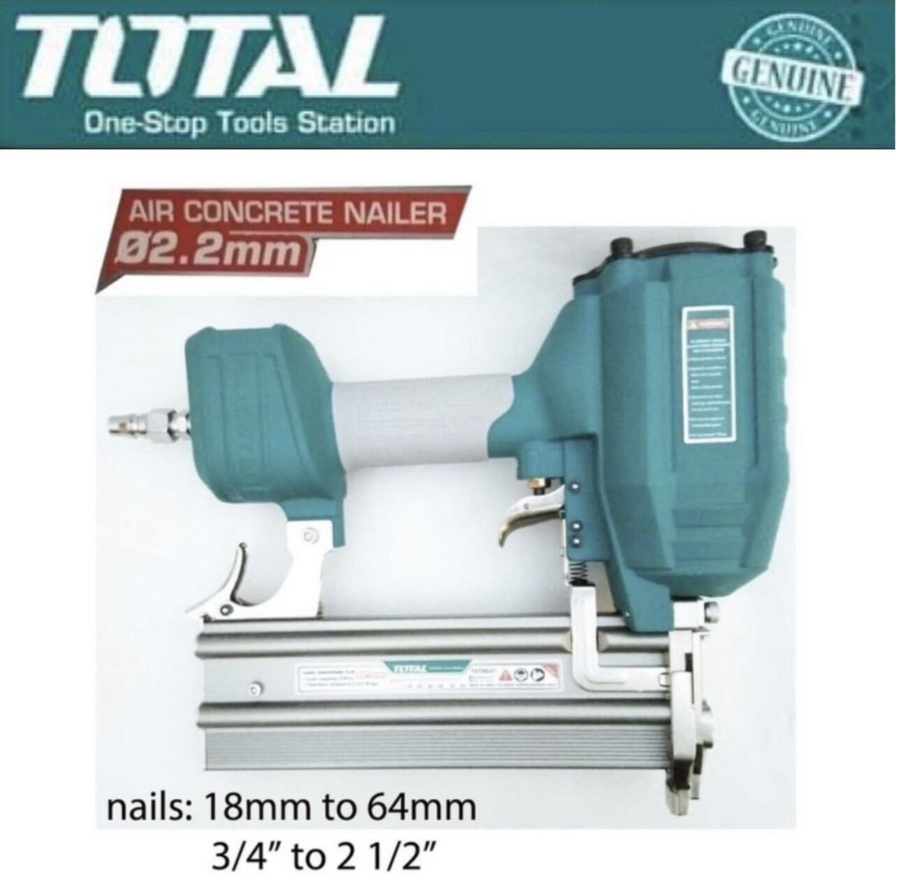 Total Tat8641 Air Concrete Nailer Lazada Ph