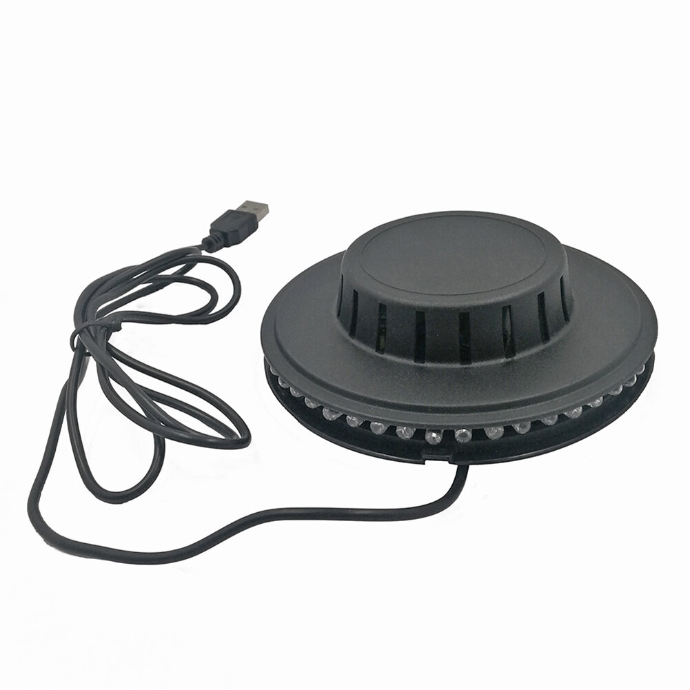 Usb Cable Revolving Light 5W RGB Sound Reactive Fairy Lights with USB Power and Rotating LED Ball ...