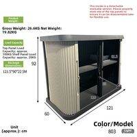 ZHUOLESHI | All-Weather Waterproof Outdoor Storage Box Plastic