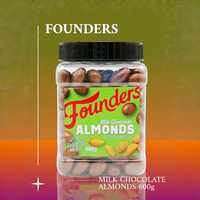 Founders Milk Chocolate-Covered Almonds 600g