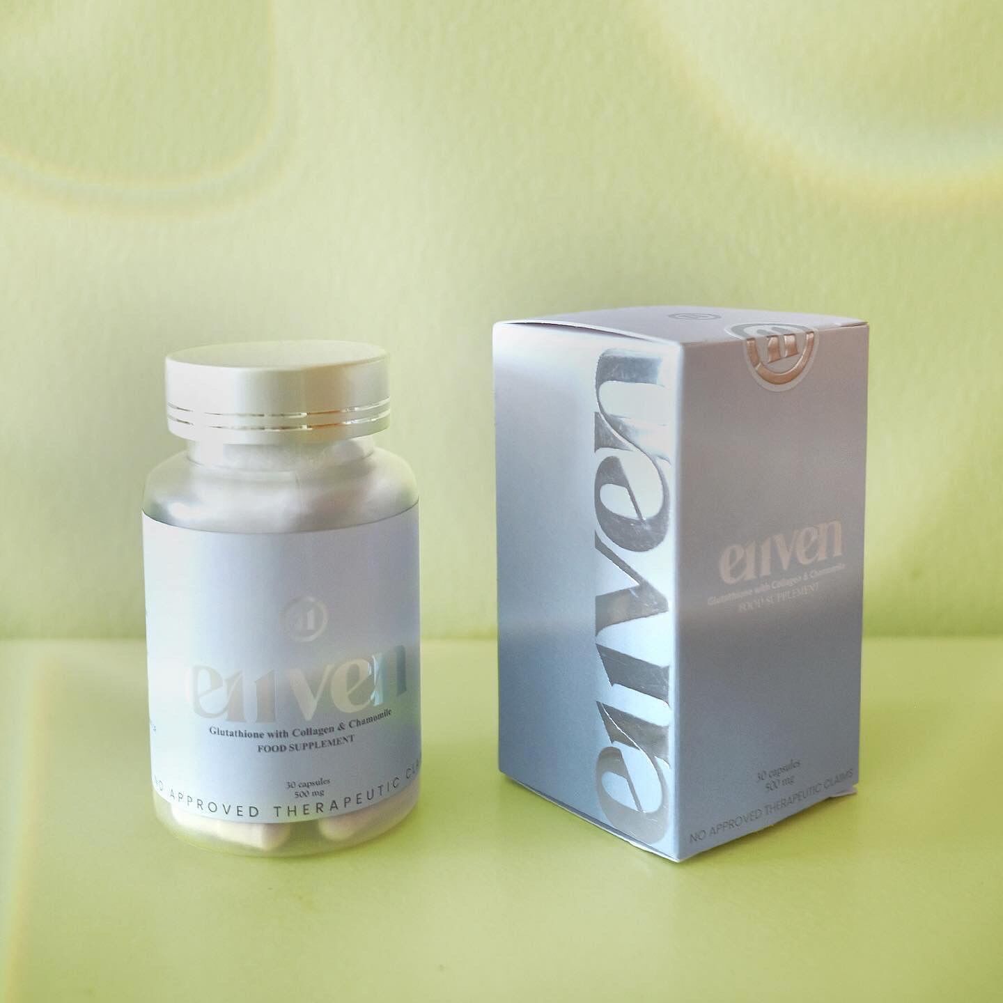 E11VEN Glutathione with Collagen & Chamomile 30 Capsules (500mg)