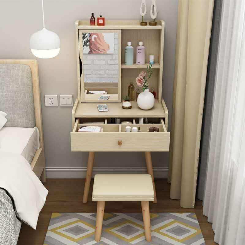Vanity Dresser with mirror and with chair | Lazada PH