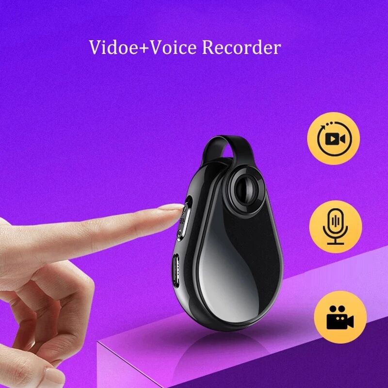 1080P Micro Cam Body Cam Spy Camera with TF Card