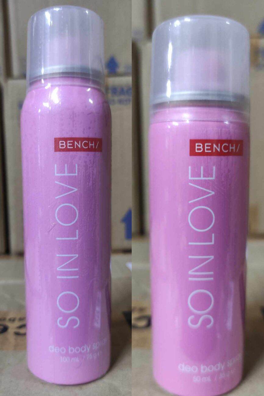 bench body spray SO IN LOVE / TICKLED PINK / BARE MO NOT 100ml