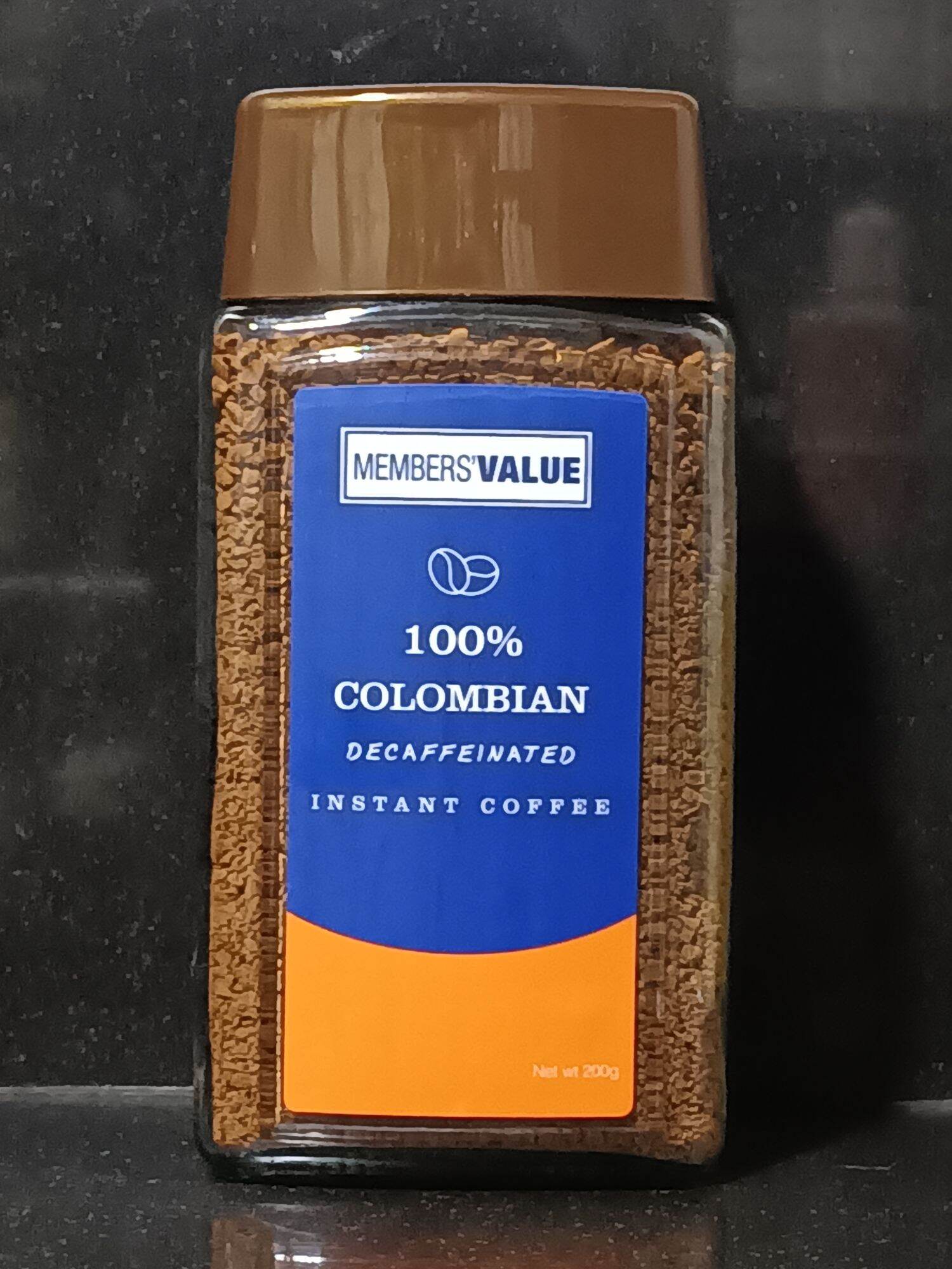 Member's Value 100 Colombian Decaffeinated Instant Coffee 200g Lazada PH