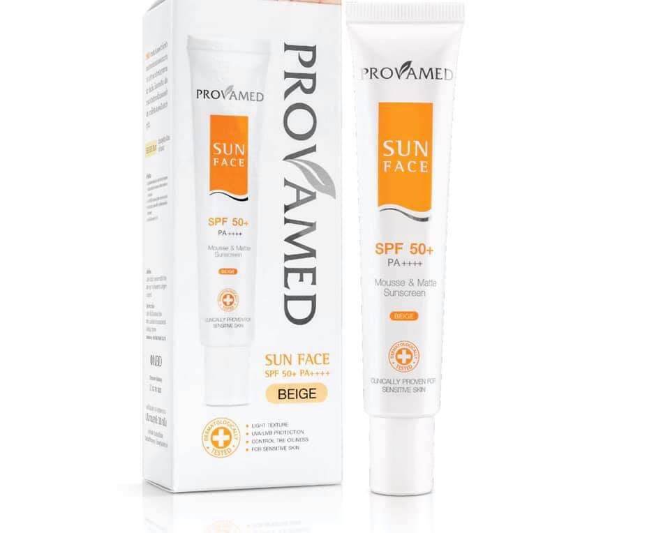 provamed sunscreen review