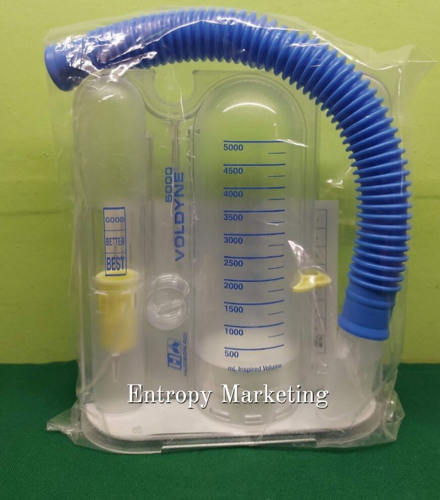 Hudson Voldyne 5000 ml incentive spirometer breathing exercise US