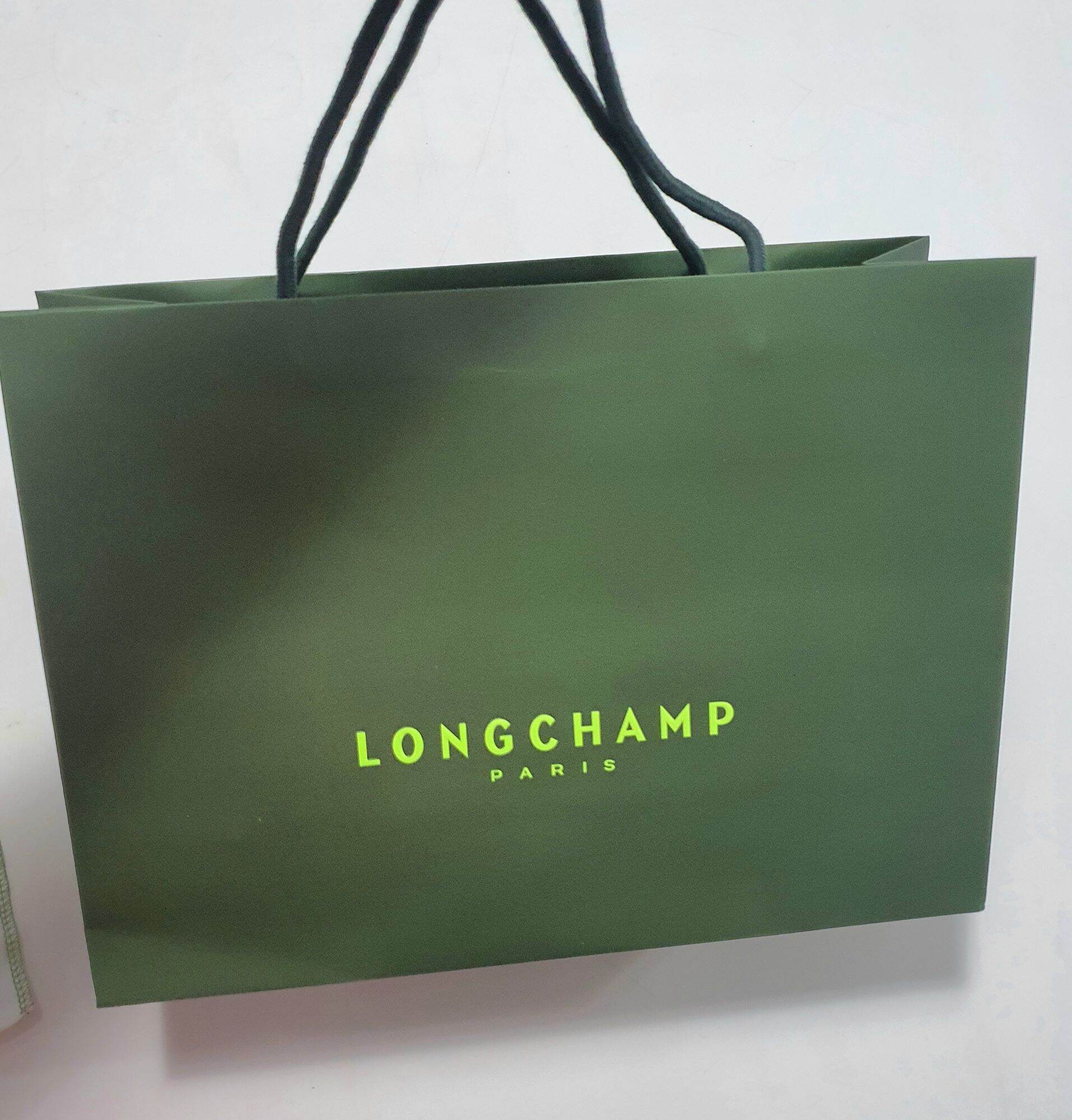 Longchamp Paper Bag Original thick paper bag Lazada PH