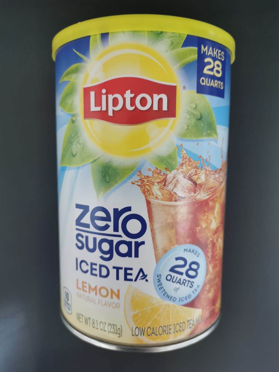 Lipton Zero Sugar Iced Tea Lemon makes 28Quarts 8.1Oz (231g) | Lazada PH