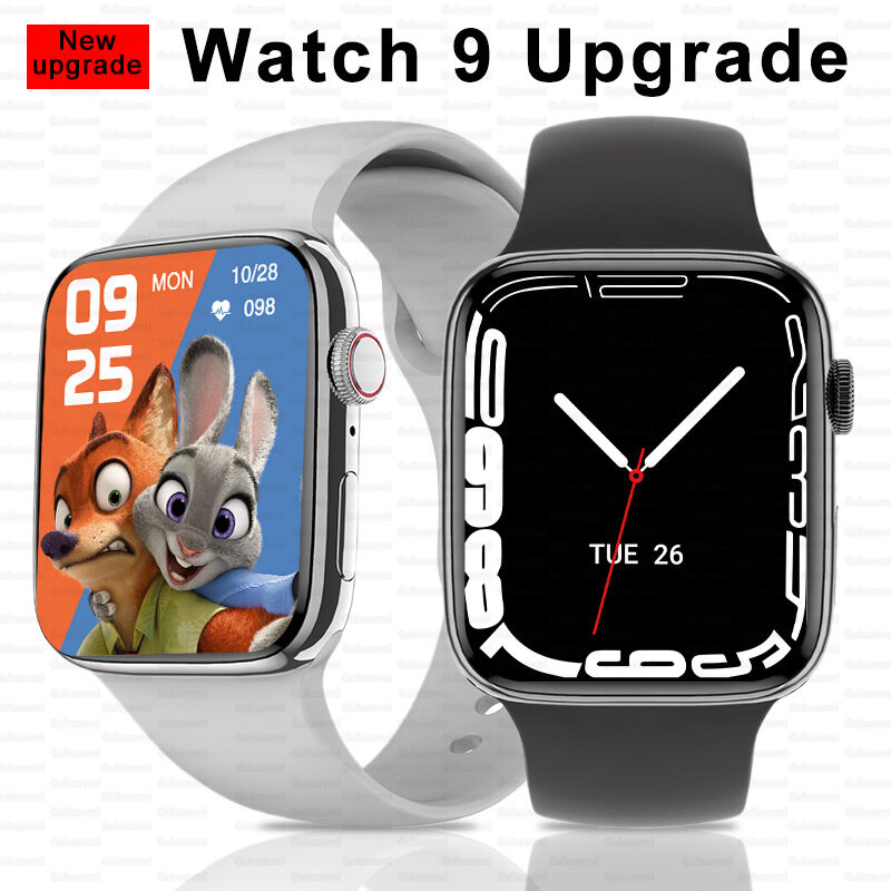 For Apple Watch9 Upgrade Nfc Fashion Smartwatch Men 2.0'' Amoled Heart Rate Bluetooth Call Pressure Gps Sports Smart Watch Women