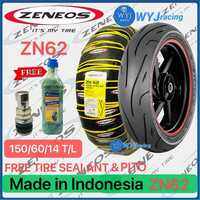 ZENEOS ZN62 MOTORCYCLE  GULONG  TUBELESS 80/80/14 -150/70/14 By14