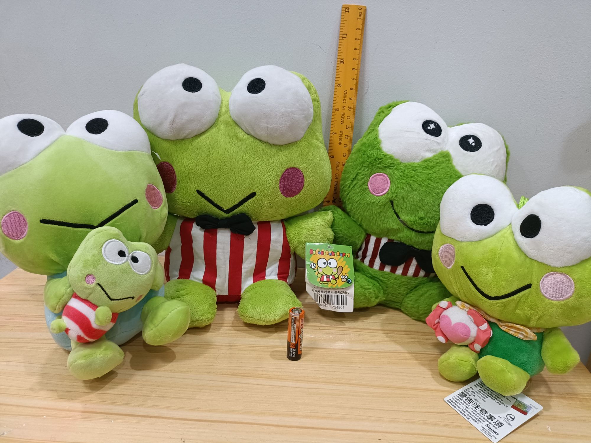 Original 18Cm Sanrio Kerokero Keroppi Cute Little Frog Plush Toys Kawaii  Plush Anime Toys for Children Doll Birthday Gifts - AliExpress