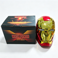ZD Toys | 2026 New Iron Man Mask 1:1 Anime Peripheral Helmet Electric Wearable Voice Control Mask Model For Adult Helmet Toy Birthday Gift