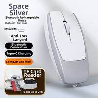 fmouse | Mini Bluetooth Mute Chargeable TF Card Mouse