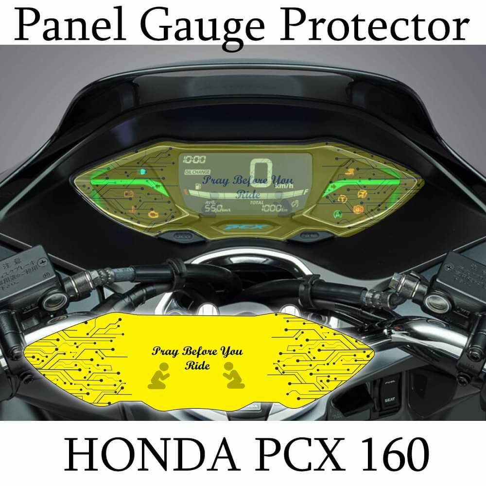 Honda Pcx 160 Panel Gauge Protector/ Printed Panel gauge protector