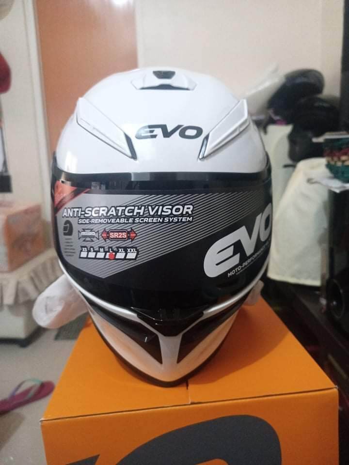 EVO HELMET GSX3000 PEARL WHITE Lazada PH