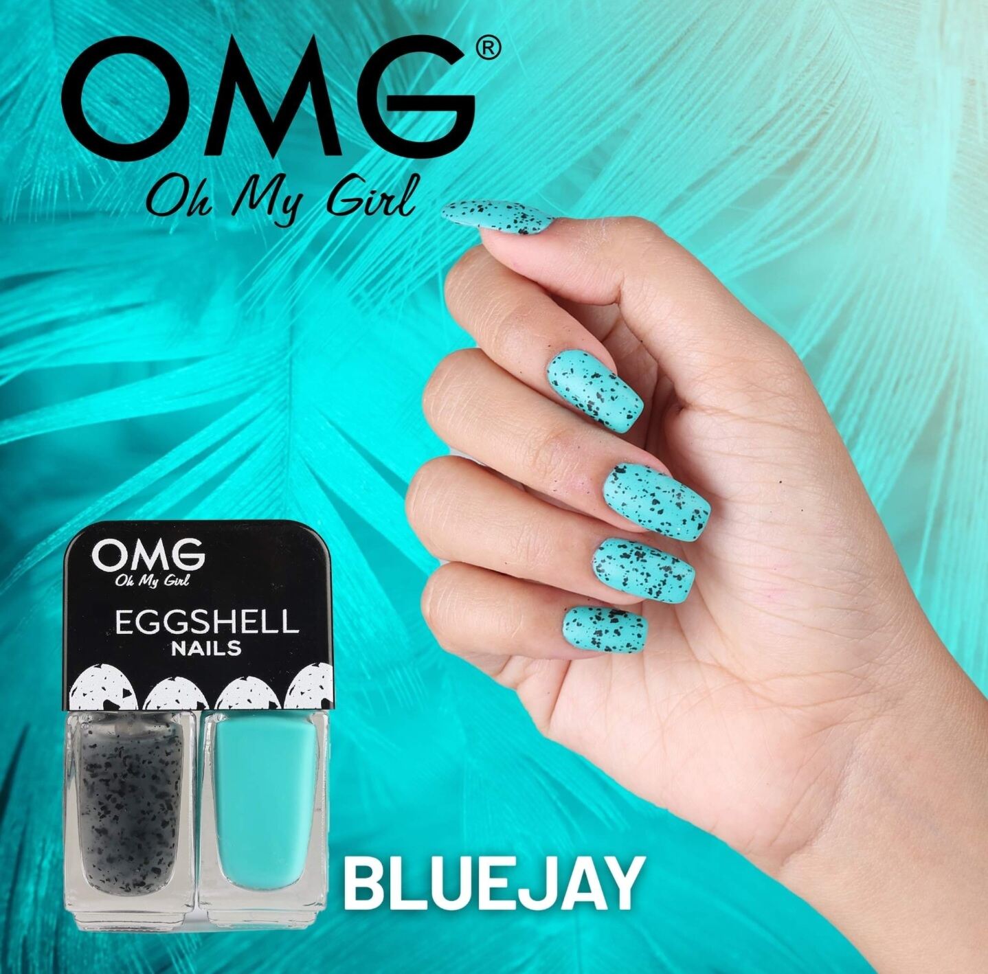 OMG DUO EGGSHELL NAIL POLISH 10ML (BLUEJAY) | Lazada PH