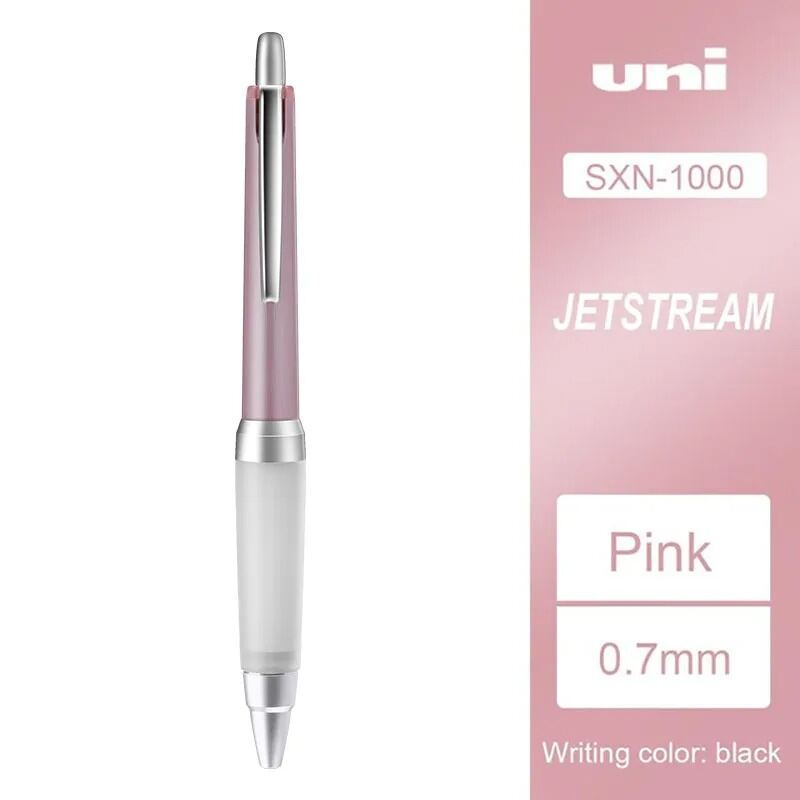 Uni | 1pcs Japan Uni Ballpoint Pen Jetstream Sxn1000 Metal Rod Low Center of Gravity 0.7mm Oil Quick Drying Anti Fatigue Stationery