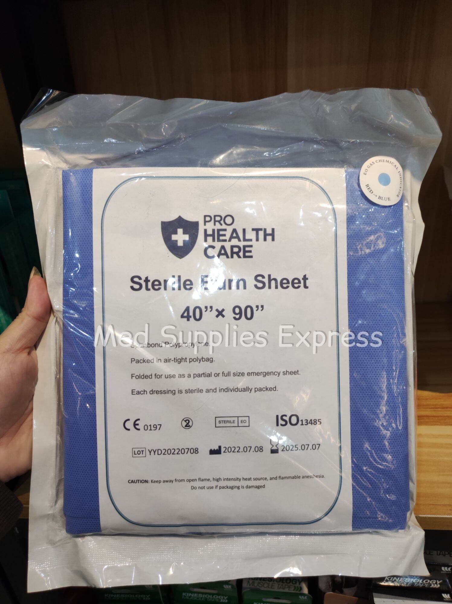 STERILE BURN SHEET (DISPOSABLE) 40X90 Lazada PH