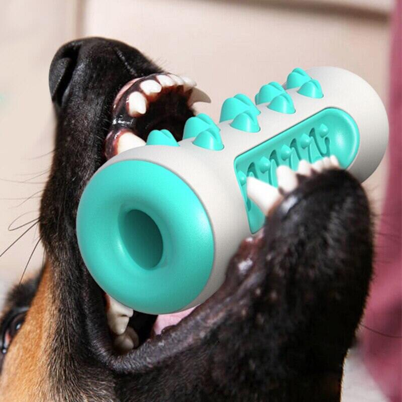 Dog Toy Teething Stick Chewable Teeth Cleaning Bones Dog Toothbrush TPR Safe Puppy Dental Care Cleaning Toys Supplies. 