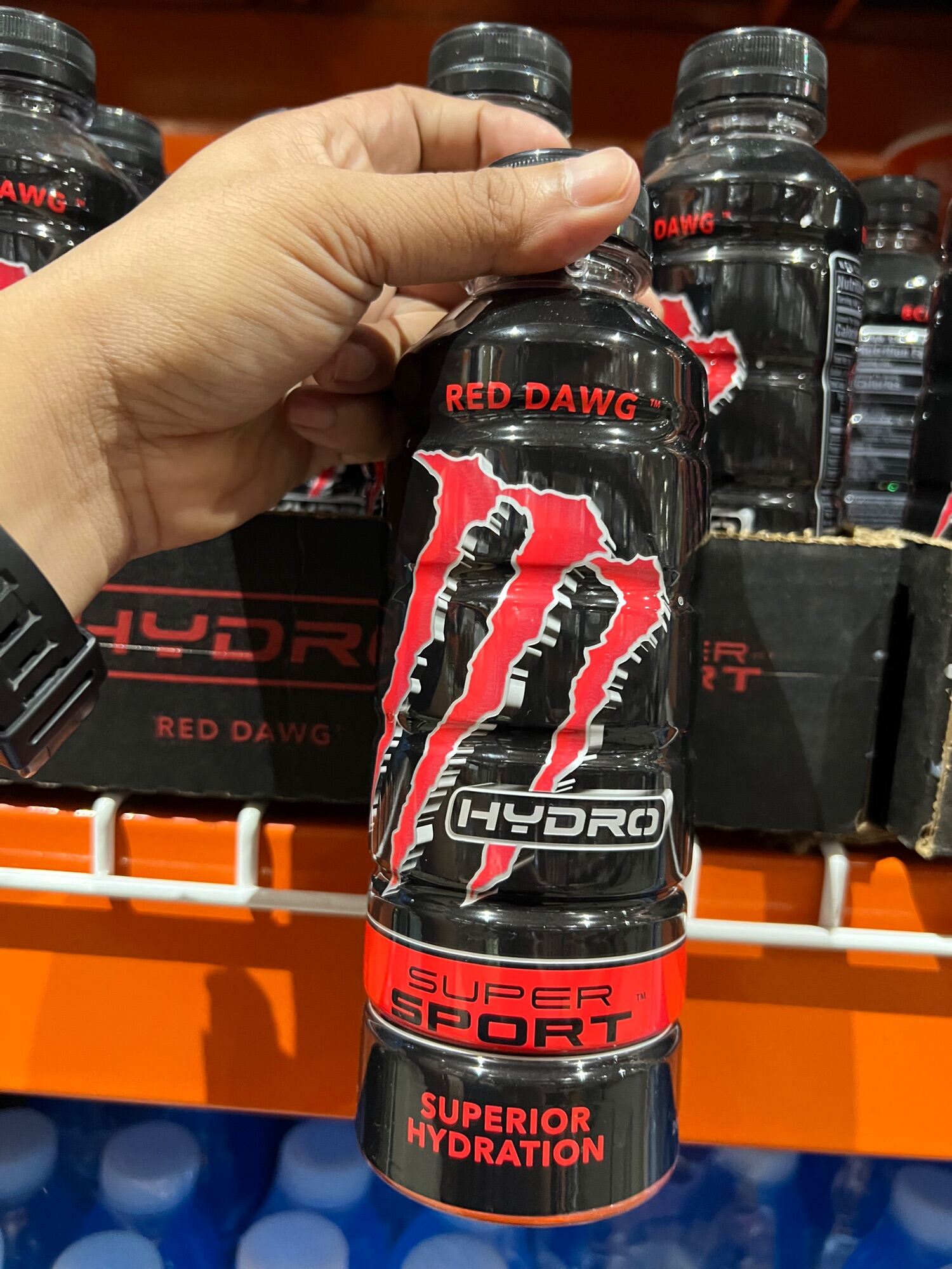 MONSTER HYDRO ENERGY DRINK 20 OZ (RED DAWG/BLUE ICE) Lazada PH
