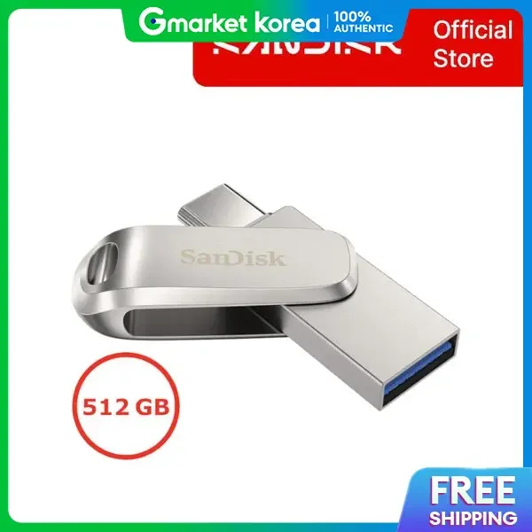 Sandisk Sandisk Ultra Dual Drive Luxe 512GB Usb Flash Drive Silver SDDDC4