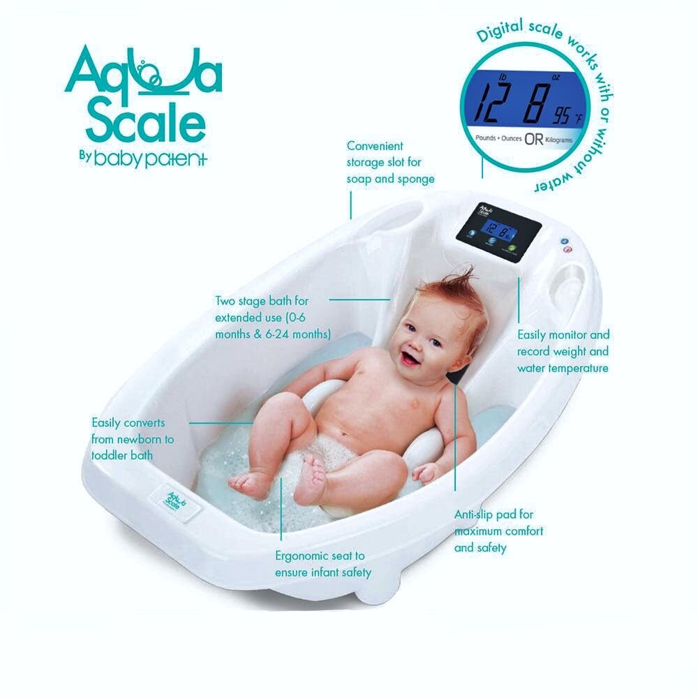 AQUA SCALE Bath tub, Temp. status, & Weigh scale in 1 Lazada PH