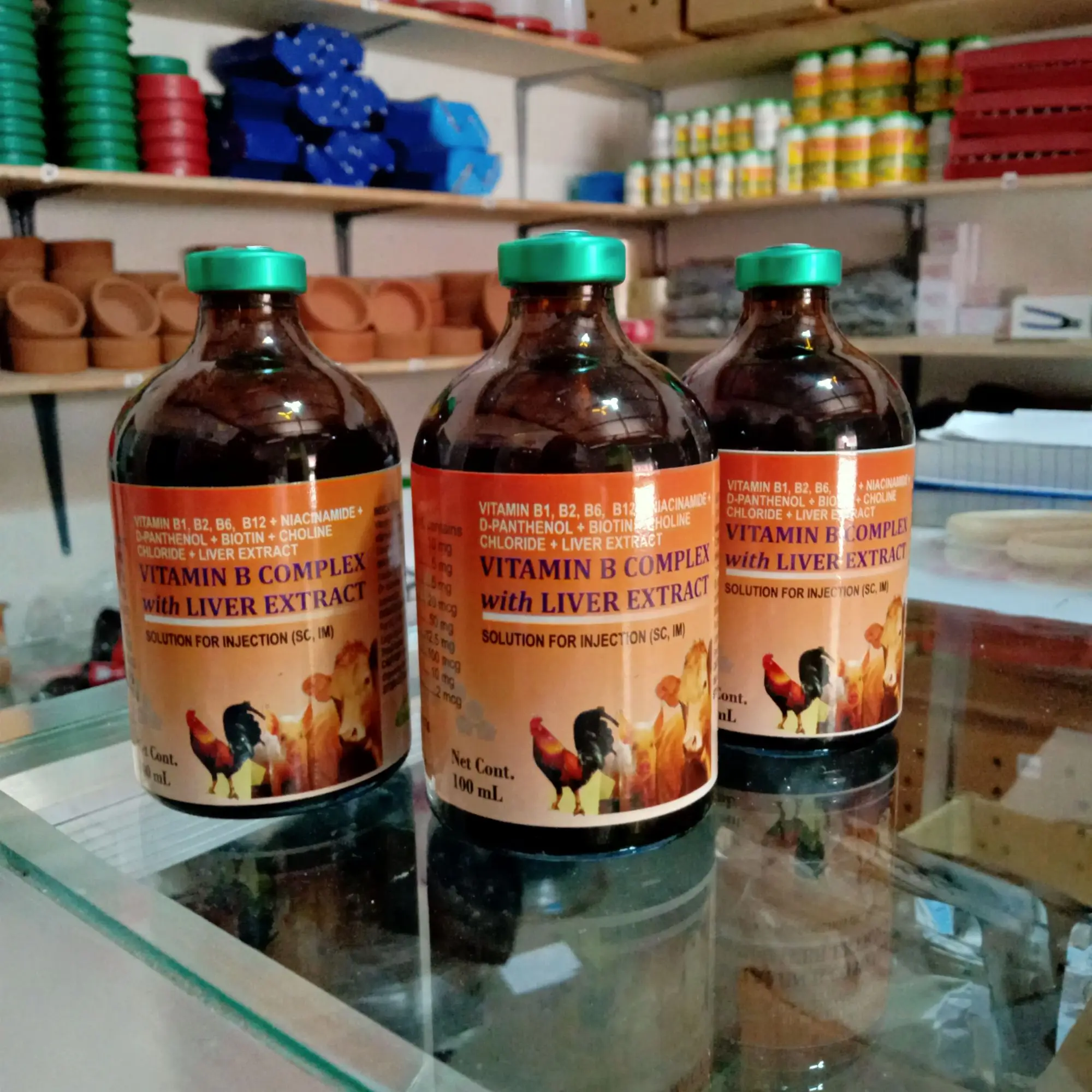 VITAMIN B COMPLEX WITH LIVER EXTRACT 100ML WITH FREE SYRINGE