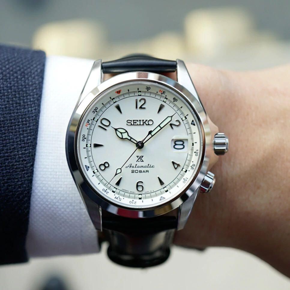 Seiko hot sale white alpinist