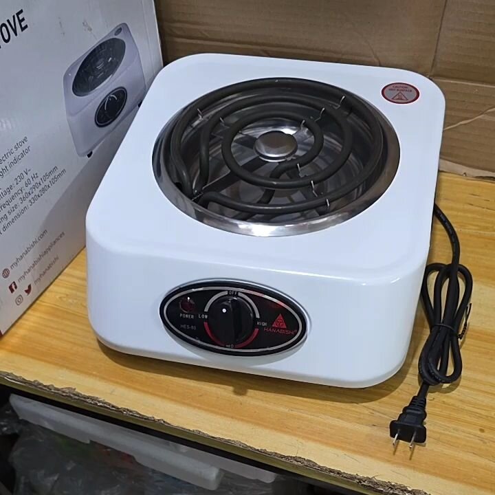 HANABISHI ELECTRIC STOVE HES-80 8 INCH FEATURES Single coil
