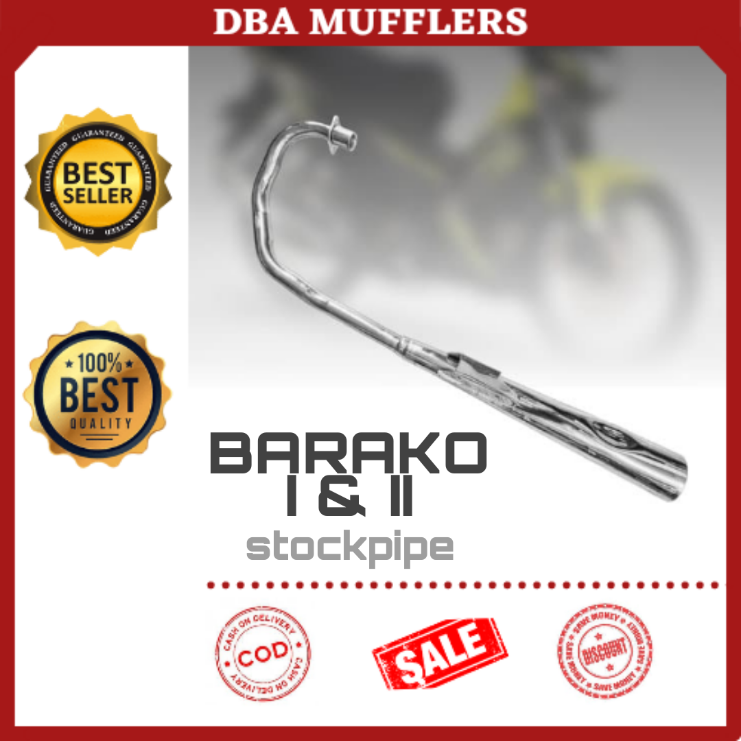 TMX 125 BULLETPIPE with silencer - Plug and play - Stainless - Honda -  Muffler - Exhaust - (Double Tube Elbow) | Lazada PH