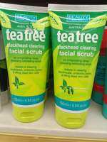 Beauty Formulas Australian Tea Tree Blackhead Clearing facial scrub  150ml