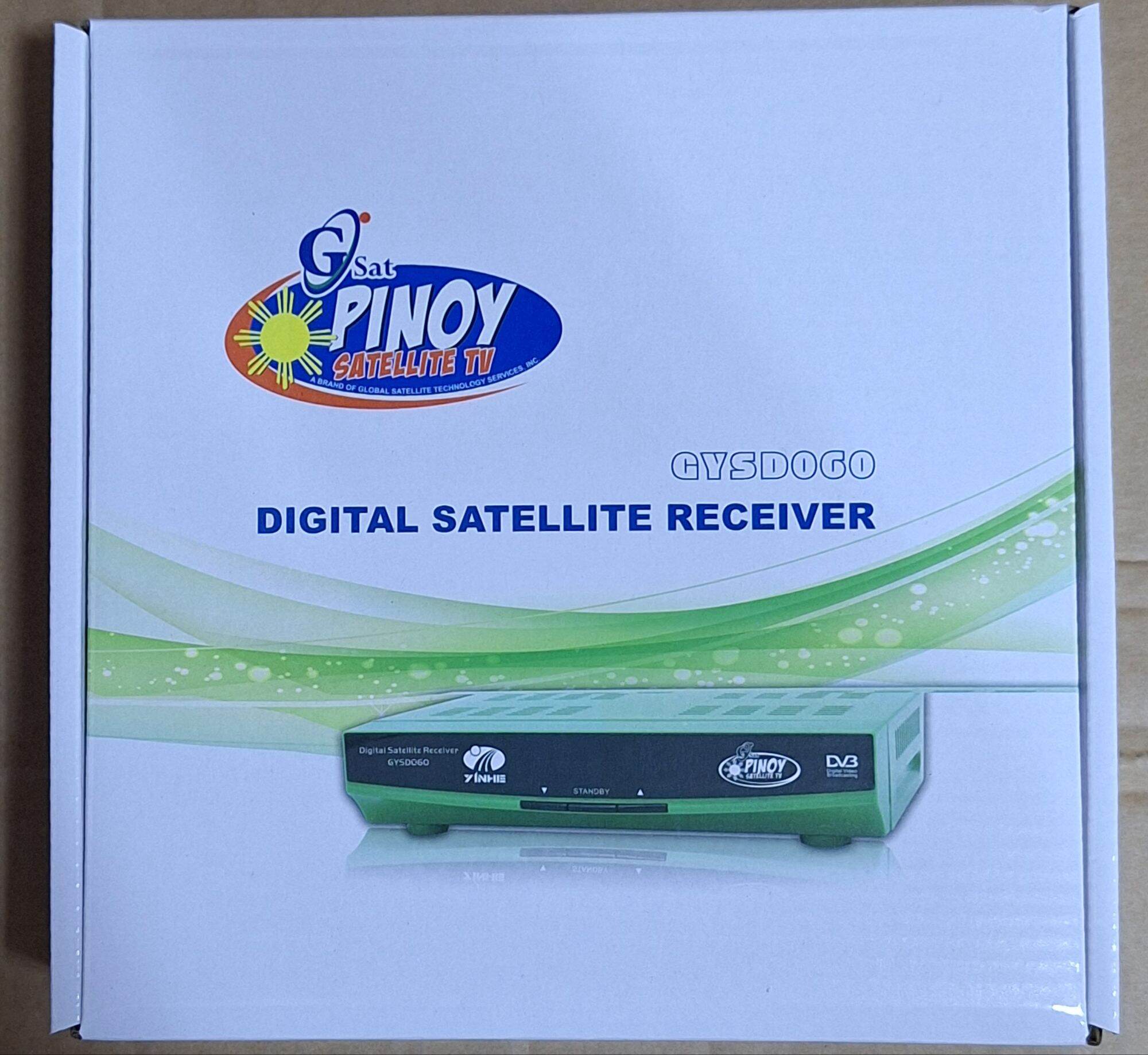 New Pinoy GSAT TV Receiver Complete Set Box