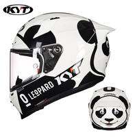 KYT | Full Face Motorcycle Helmet with Large Rear Wing for Men Women All Seasons High Quality Carbon Design Comfort Fit Dual Visor Safety骑行 Helmet
