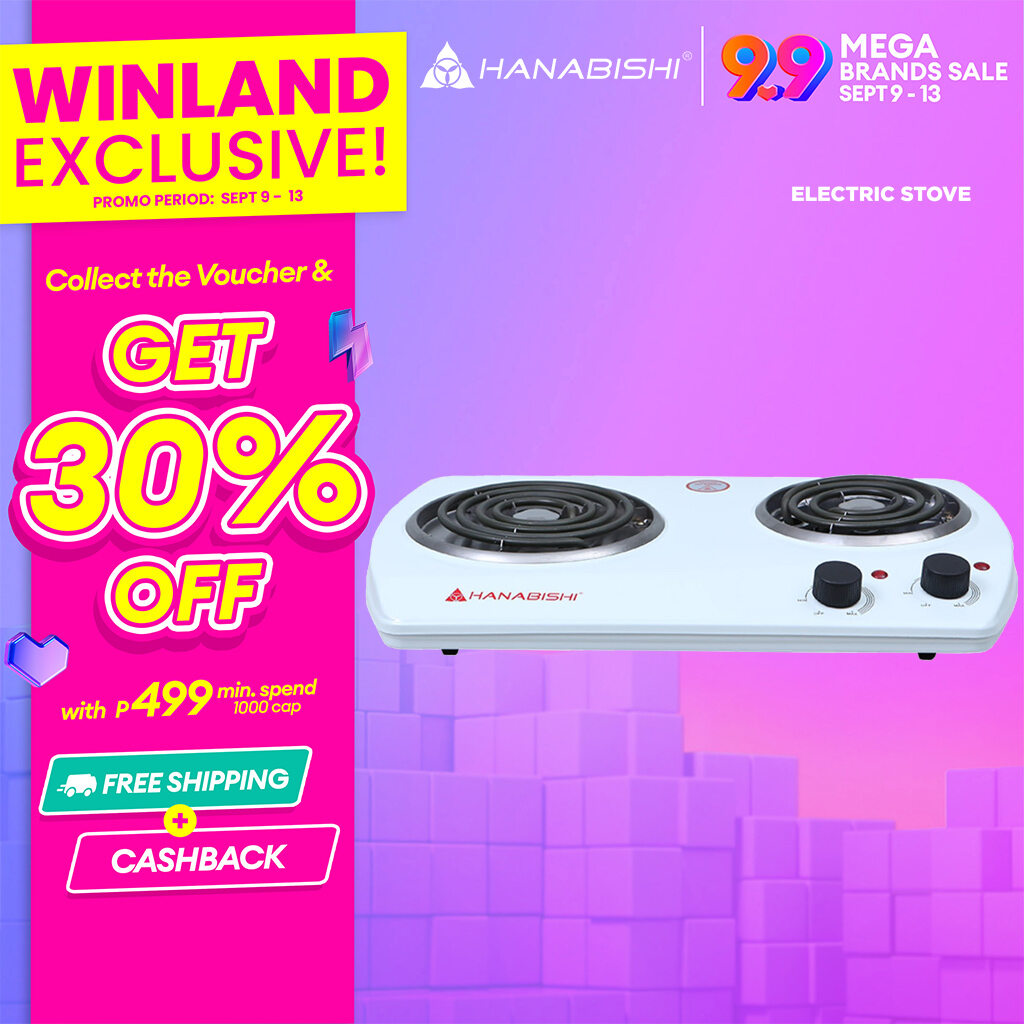 HANABISHI by Winland Dual Coil Electric Stove HES 100 Lazada PH