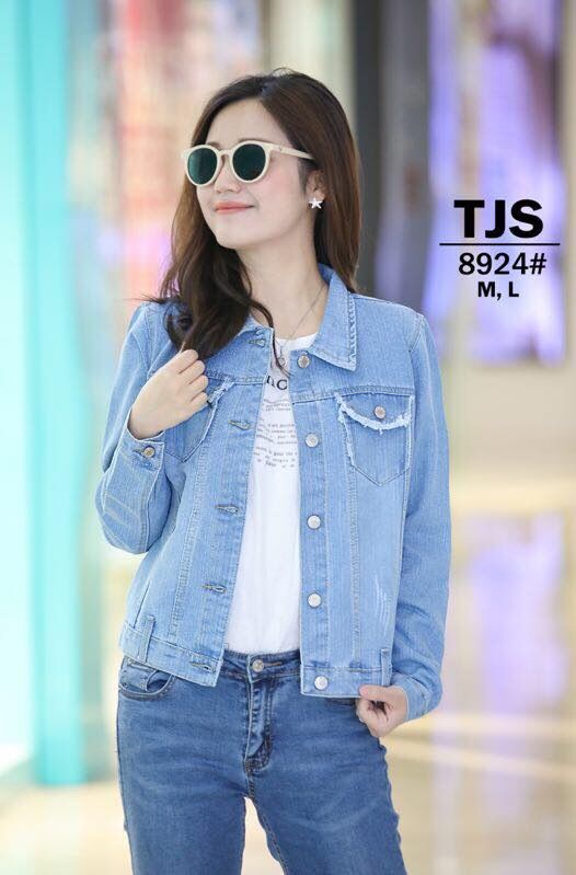 denim jacket/maong jacket/for women 