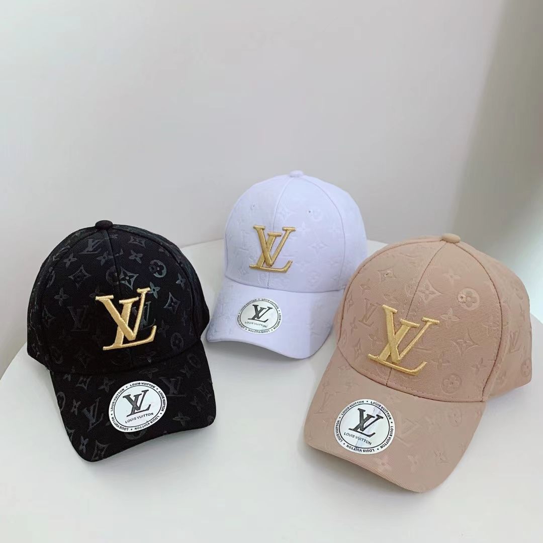 Shop Louis Vuitton Unisex Blended Fabrics Street Style Caps
