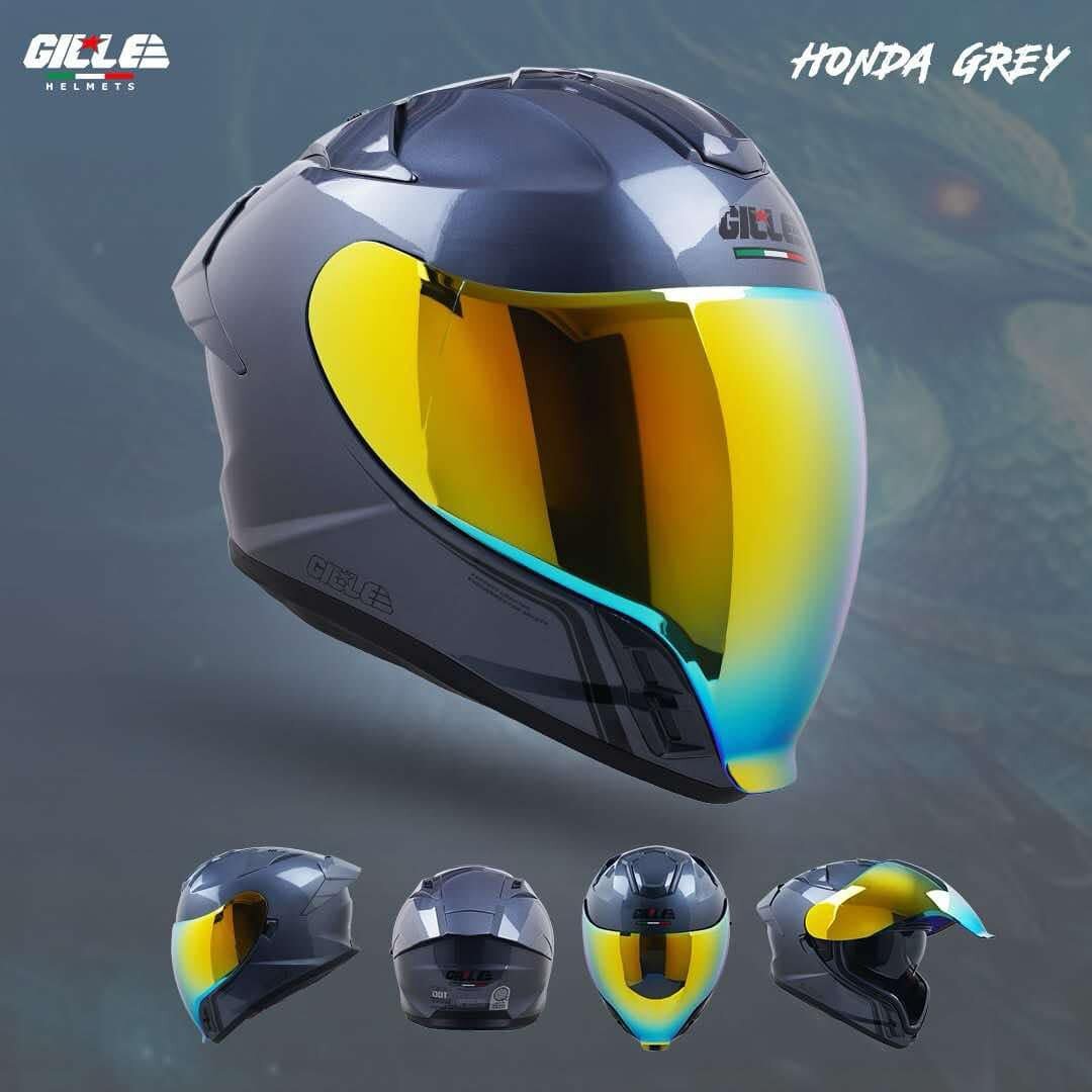 GILLE Phoenix Dualvisor Fullface helmet with Freebies. 